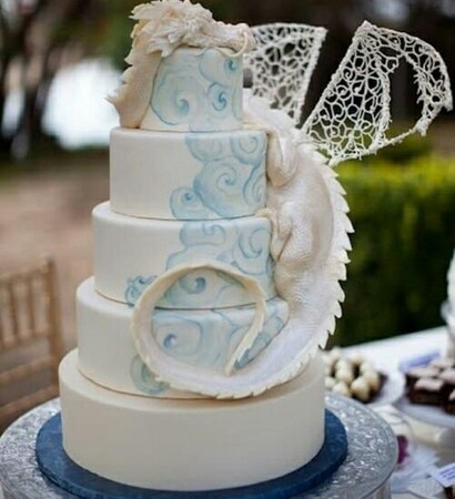 white, dragon and blue