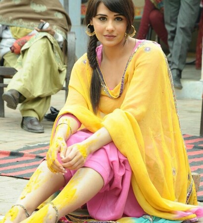 punjabi, ceremony and pink suit