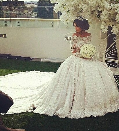 dress, flowers and maybe