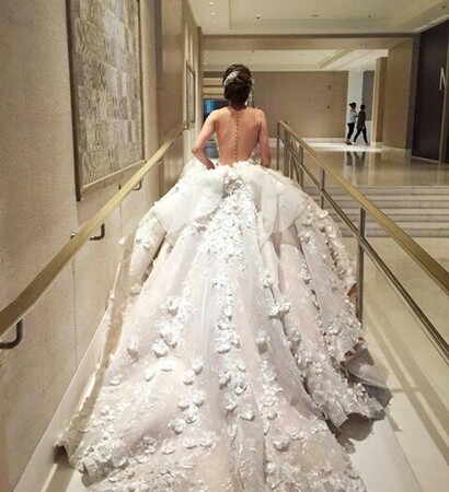 dress, girl and wedding goals