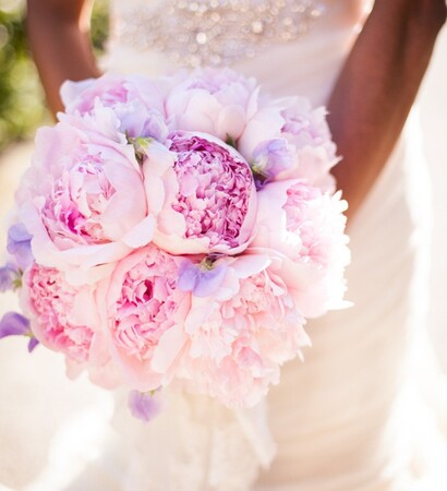 bridal bouquet, pink and bride