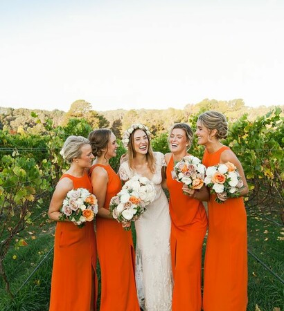 themedweddings, springweddings and bridesmaids