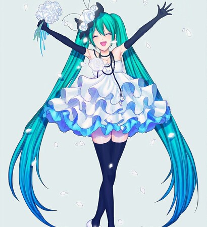 kawaii, hatsunemiku and anime girl