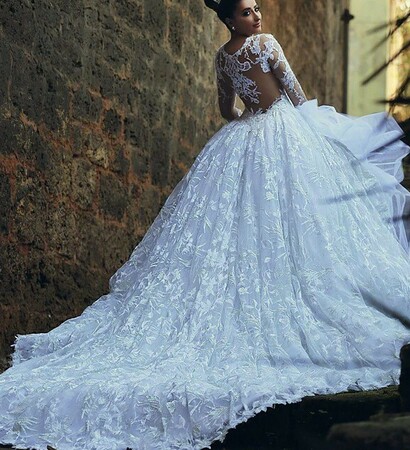 dress, wedding dress and lace wedding dress