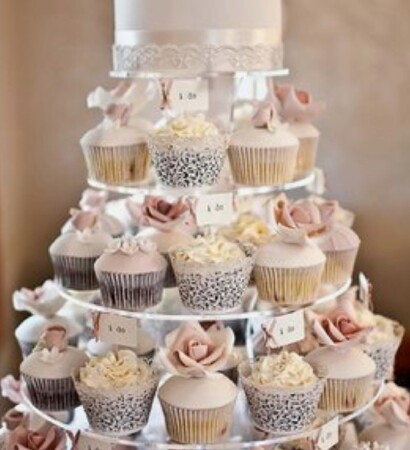 weddingcake, non traditional and cupcakes