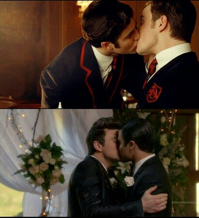 blaine, kurt and klaine