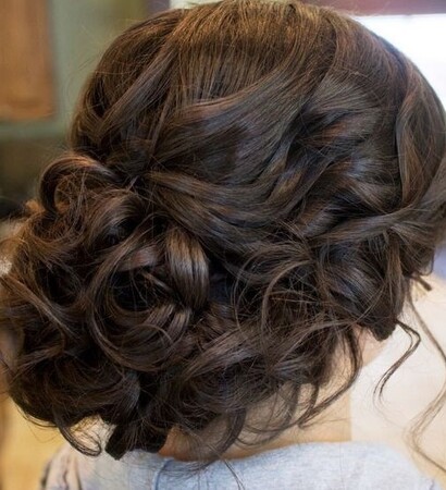 bun, messy hair and girl
