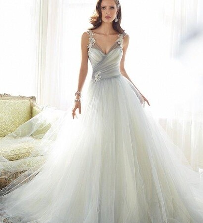 fashion, wedding dress and clothes