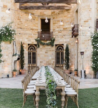 tuscan, wedding decor and wedding table
