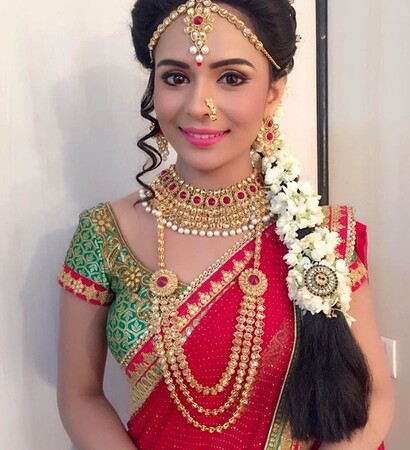 bride, india and makeup