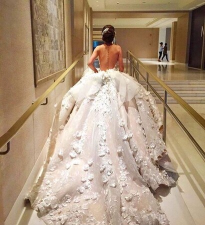 wedding dress, Zuhair Murad and haute couture
