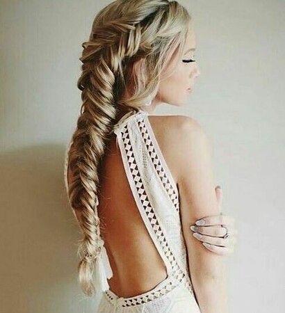nails, hair and blonde