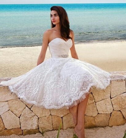 lace, dress and beach