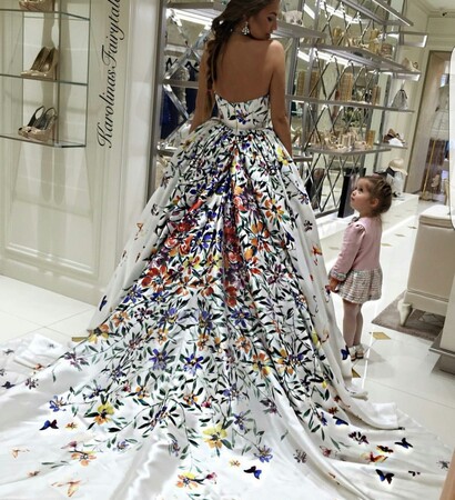 gown, bridesmaid and luxury wedding