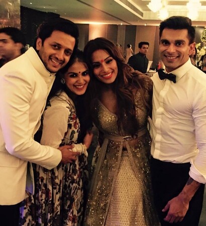 wife, riteish deshmukh and husband