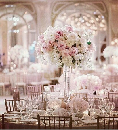 pink, white and wedding flowers