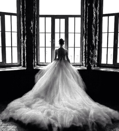 train, wedding dress and Prom
