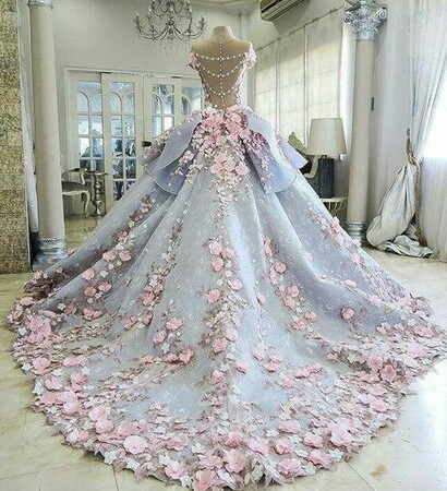 luxury, crystals and wedding dress