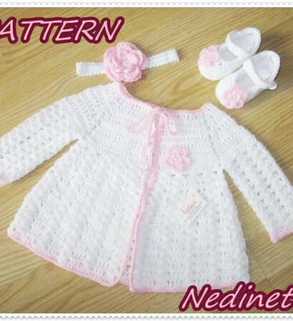 baby girl, baby party and bolero pattern