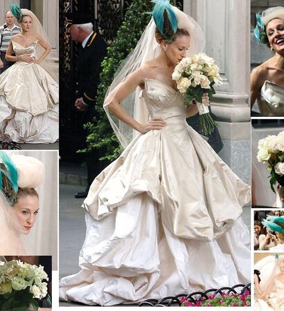 weddingdress, carriebradshaw and mr.big