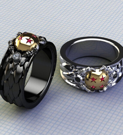 dragon ball, engagement rings and rings