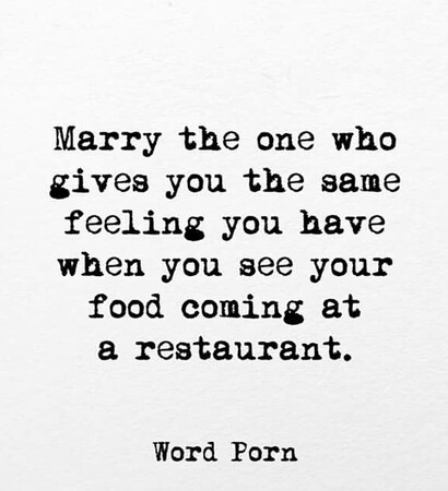 food, funny and wedding plans