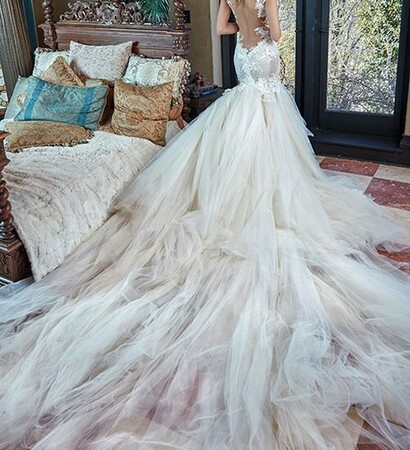 wedding gown, lahav couture and white wedding dress