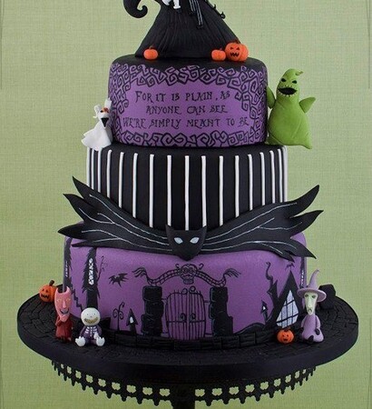 black and white, purple and jack and sally