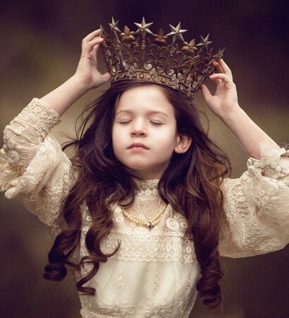 dress, crown and party