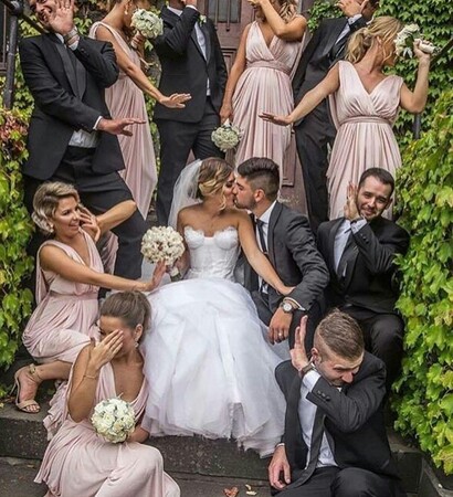 boda, amigos and wedding dresses
