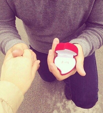 surprise, engagement ring and beautiful
