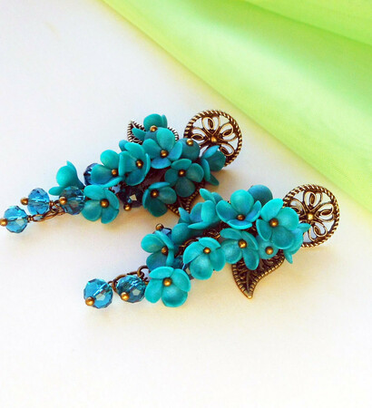 earrings wedding, long earrings prom and etsy