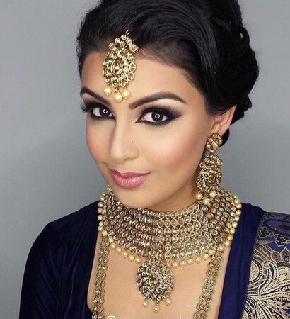 makeup, india and jewellery