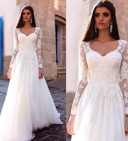 wedding dress, beautiful and girl