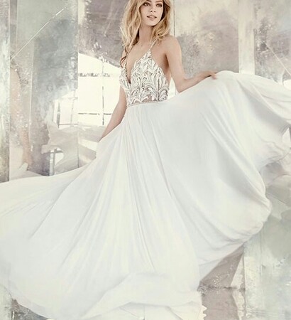 wedding gown, hailey paige and haylay paige