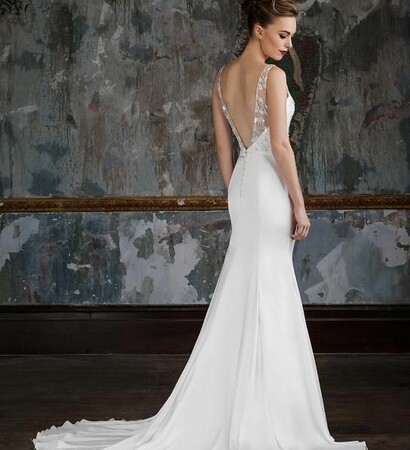 gown, backless and beautiful