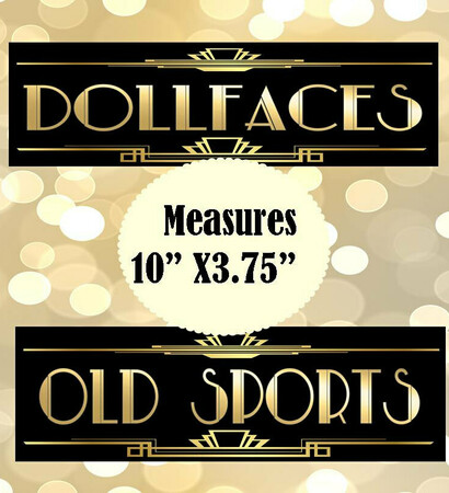 roaring 20s party, doll face and wedding photobooth