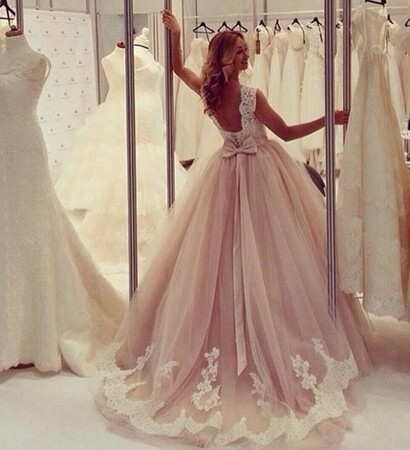 bow, dress and pink