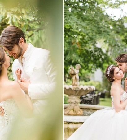sila sahin, bride and wedding gown