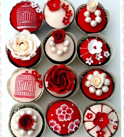 sweets, flowers and pearls