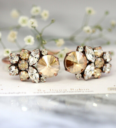 wedding jewelry, etsy and rose gold bracelet