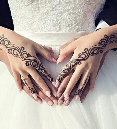cute, hena and love