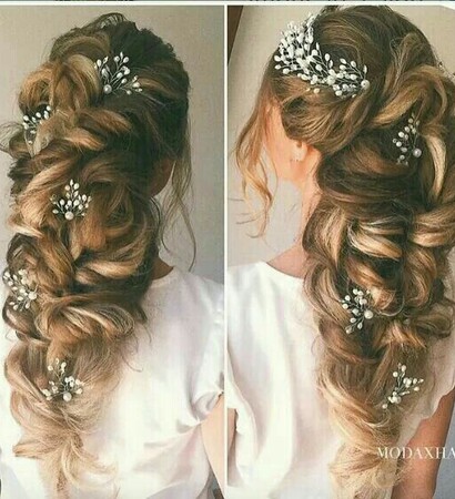 blond, beautiful and wedding hair