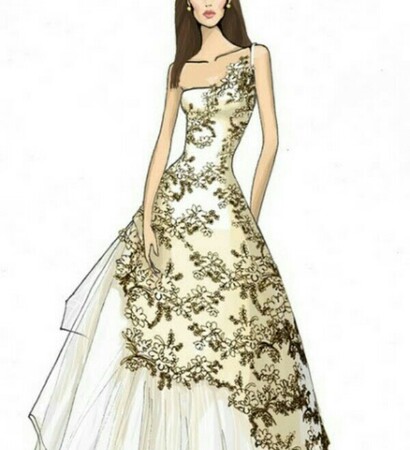 wedding dress, dress and stylish