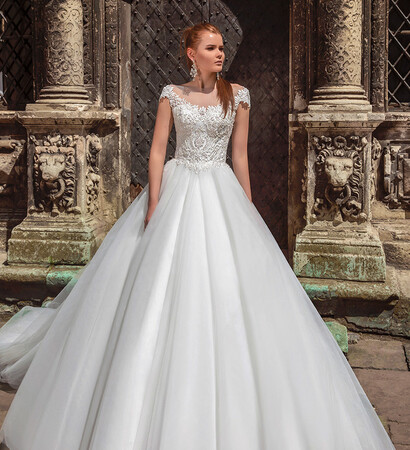 beautiful, bridal and wedding dress