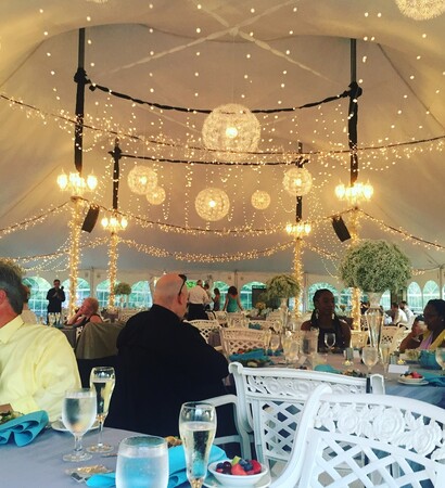 lights, sparkles and food