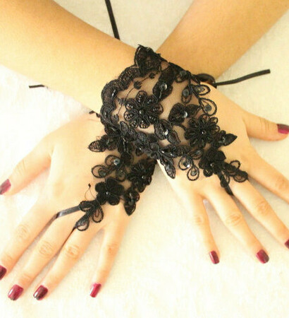 weddings, french lace glove and wedding gloves