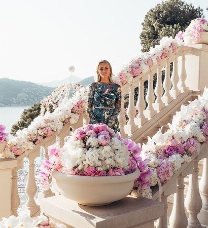 white, flowers and pink