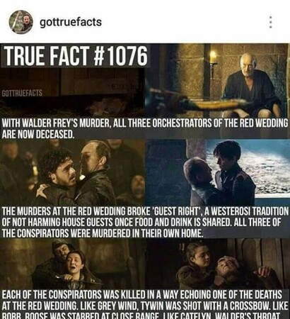 deaths, game of thrones and red wedding