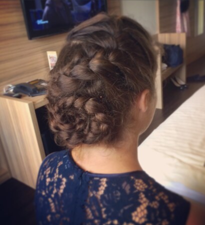 braid, girl and brownhair